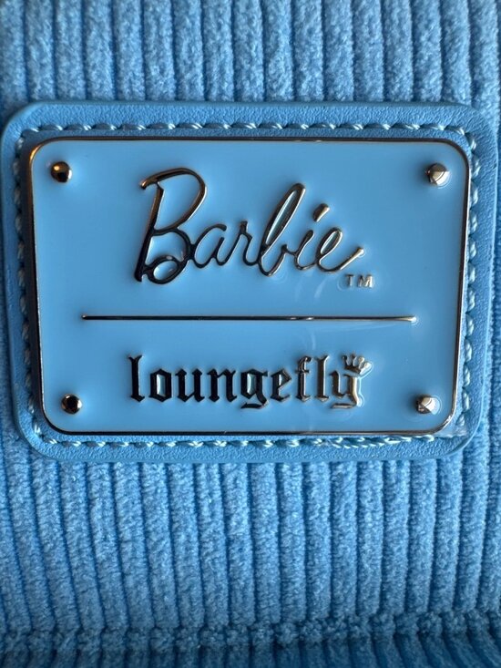 Loungefly Barbie Ken Mini Backpack Corduroy Blue Convertible Crossbody NWT main image 10
